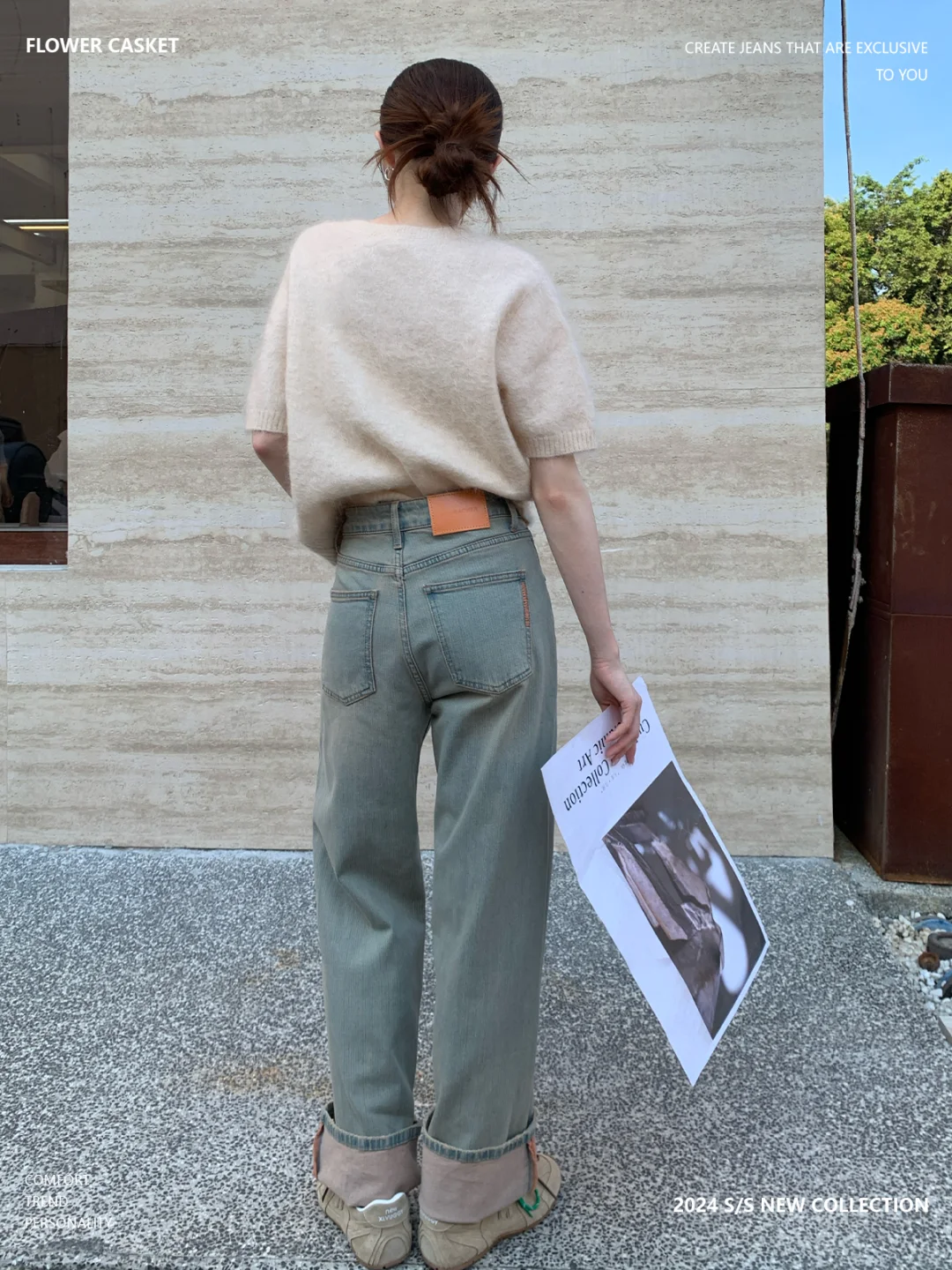 简约别致 | 复古明线撞色装饰 续写丹宁遐想