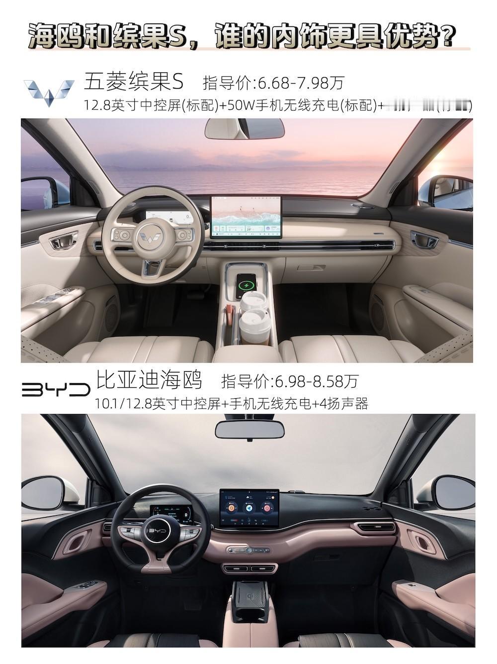 A0级也能要求高品质座舱？海鸥PK缤果S，谁更丰富？
按理说，一台A0级纯电，能