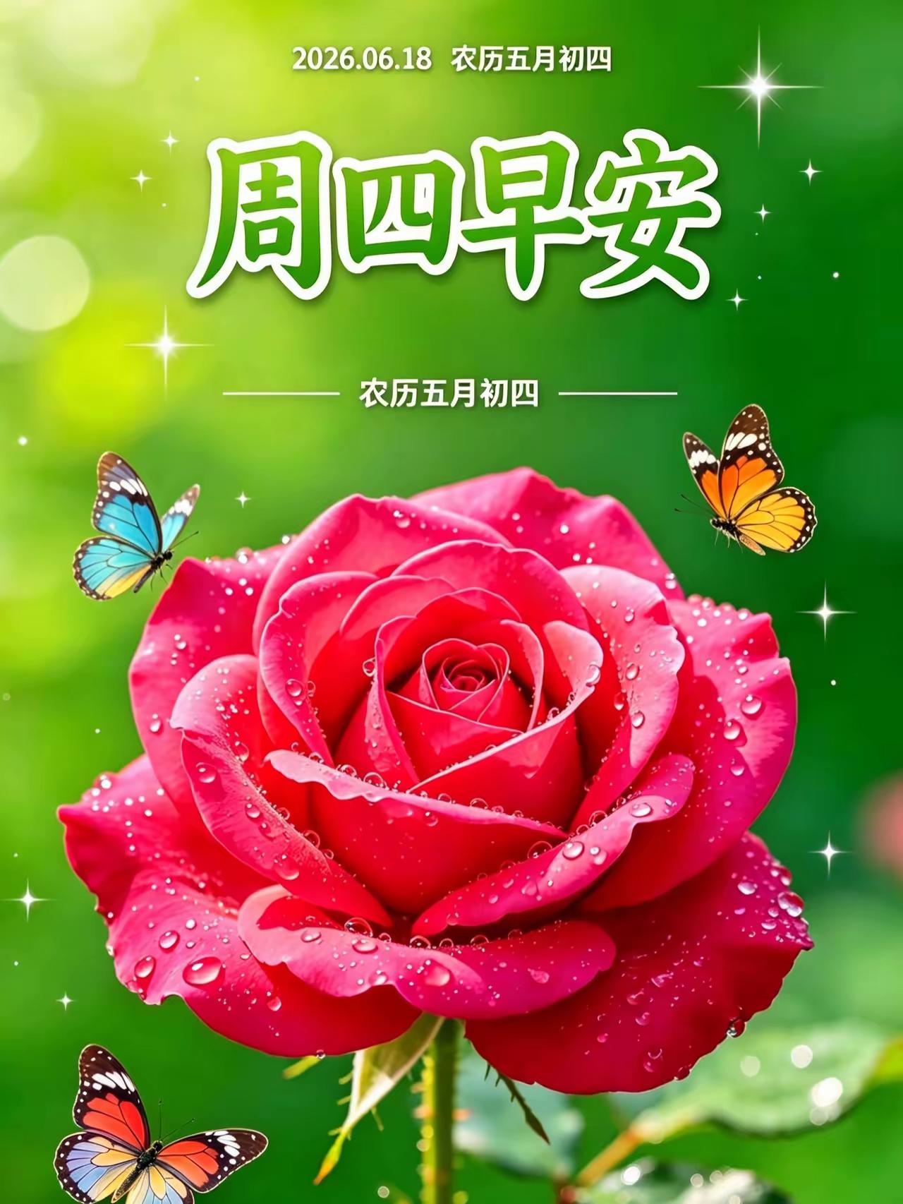 五月初四🌹🍎早上好[大笑]🌹
愿我们：走自己的路，看自己的风景，感恩、知足