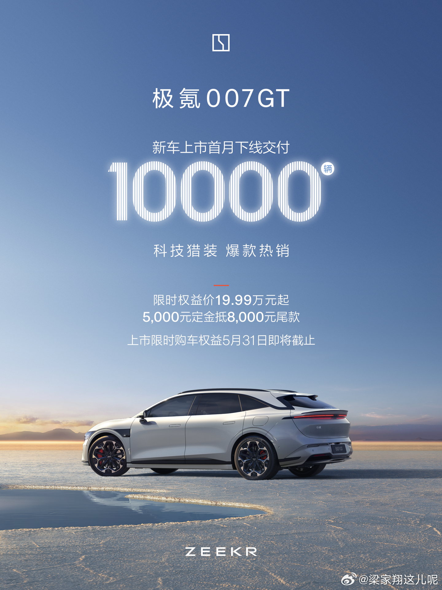 极氪007GT上市首月交付破万恭喜极氪！极氪的上市既交付，包括产能一直都没有任何