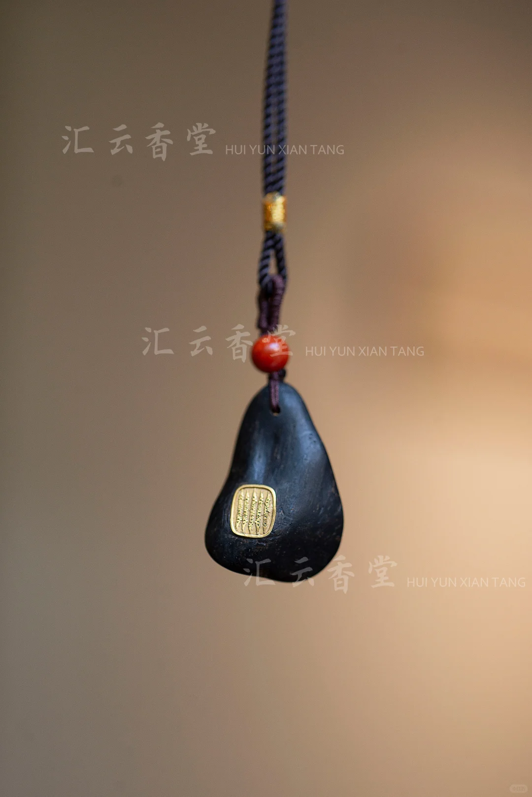 沉香【五条经文】随型吊坠