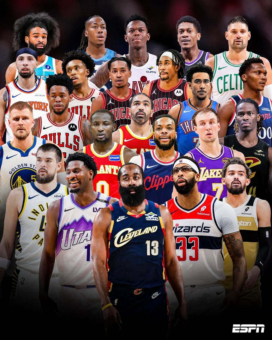 《近期NBA交易监识图》交易太多，脑子加载不过可以存下此图