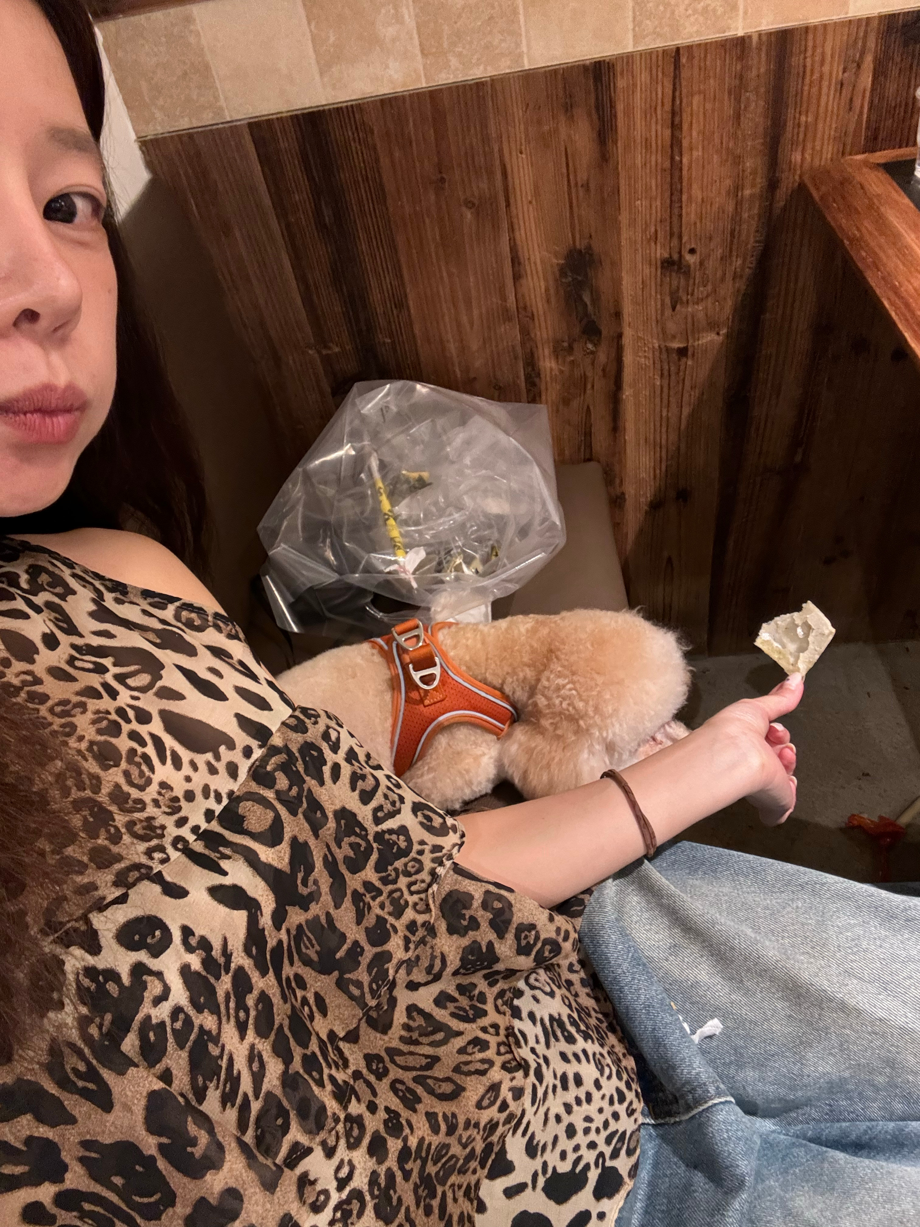 今天在这吃我是准时听话的好宝宝 