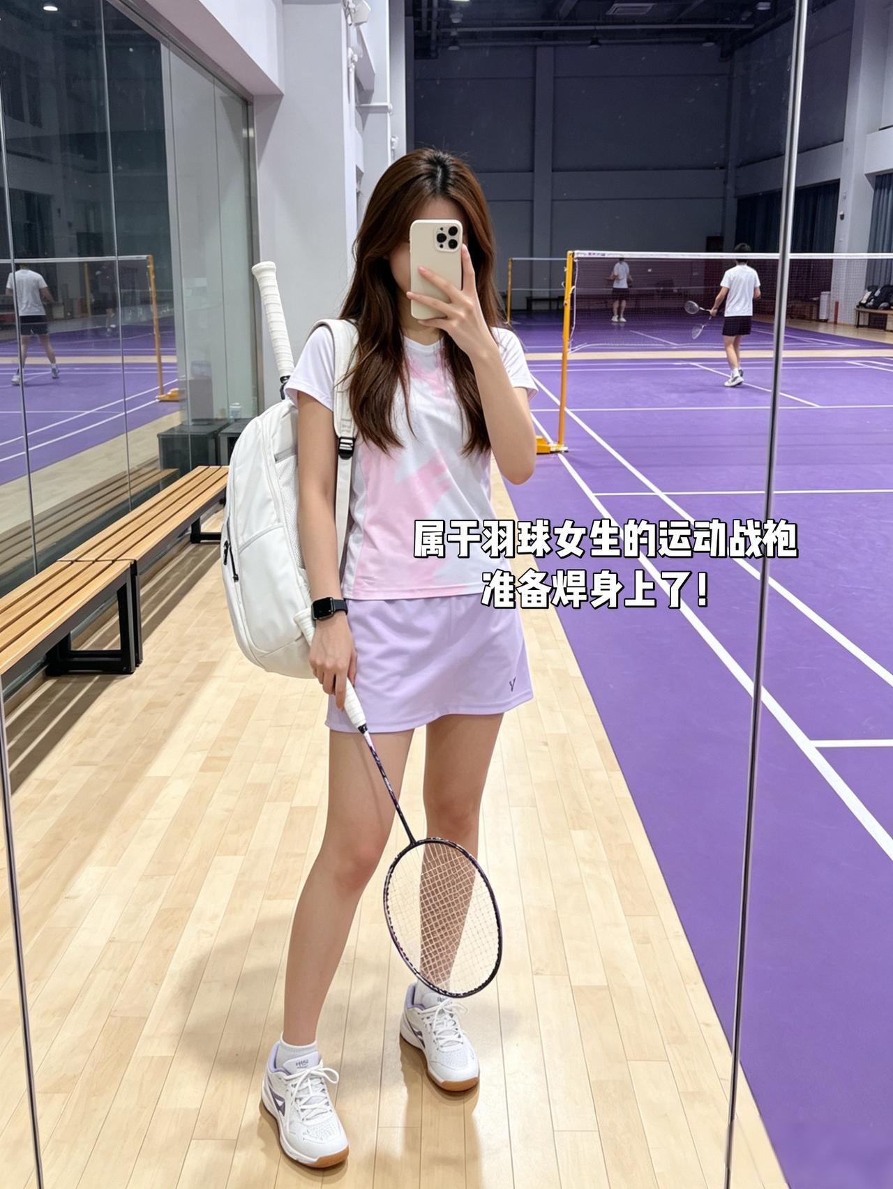 属于羽球女生的运动战袍
准备焊身上了！