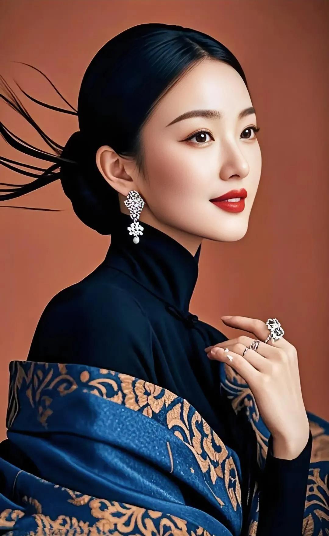 红袖添香夜未央，佳人笑语入梦长。新红颜踏风来。 香脸半开娇旖旎 笑语妖娆情更绵