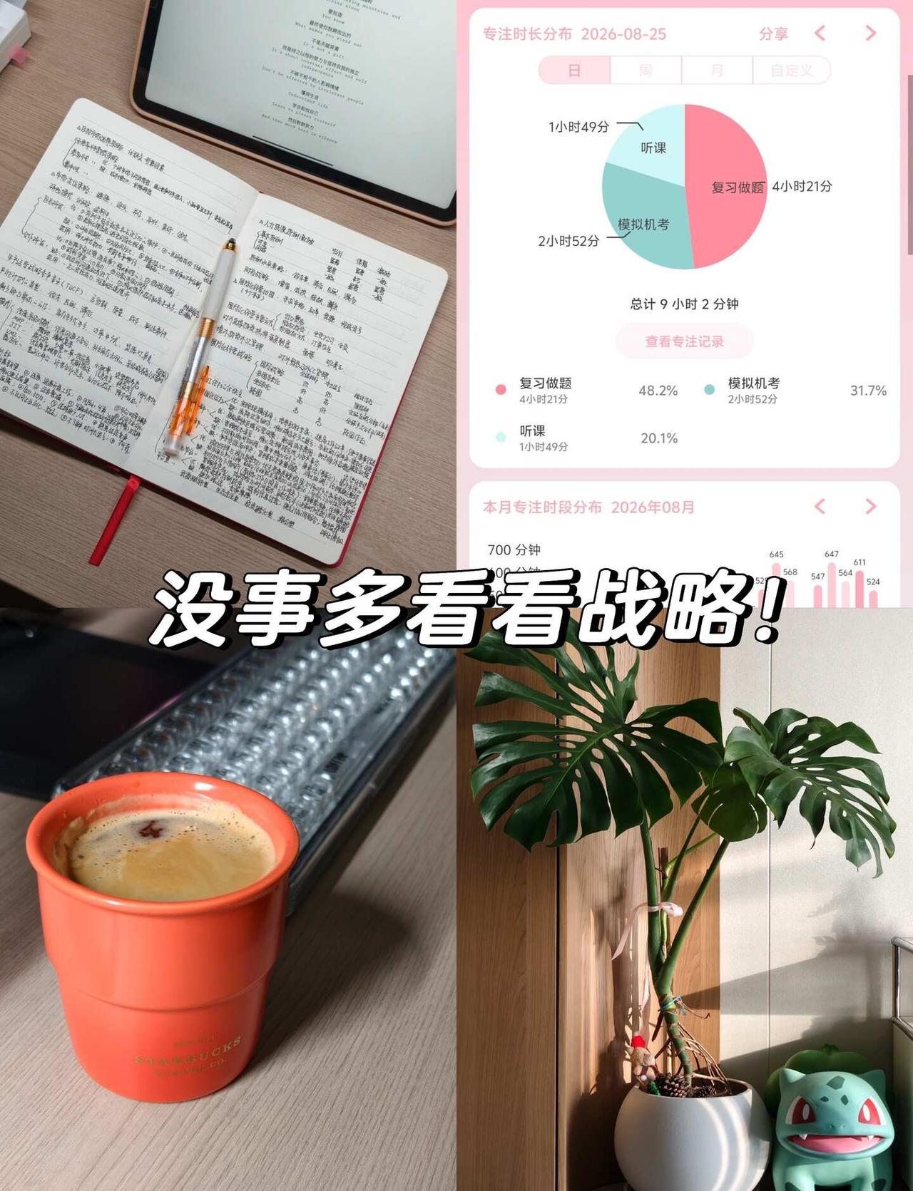 CPA综合倒计时4天：慌，但还在学！
倒计时4天，说不慌是假的😮‍💨
今天手