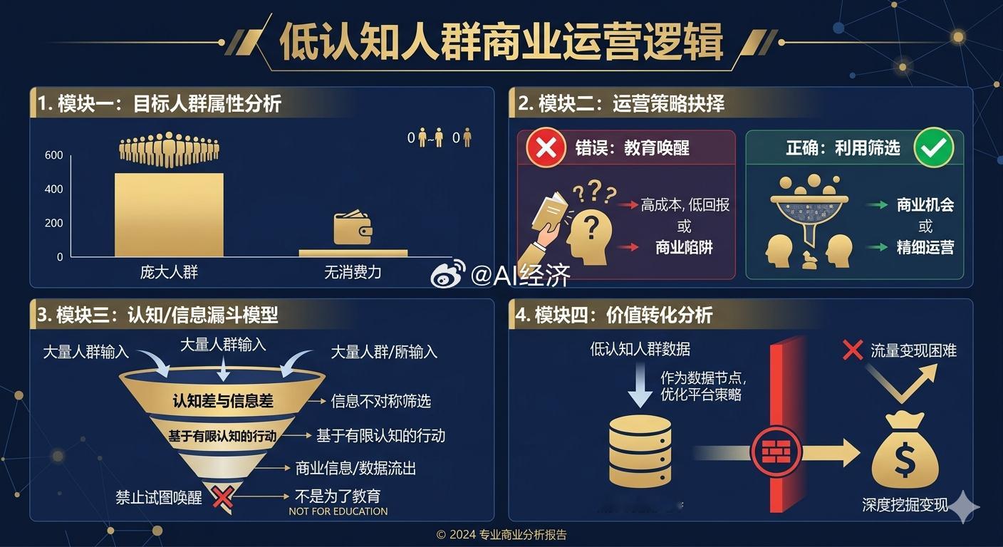 当你发现他们无知 愚昧且无药可救 的时候 不要试图唤醒他们 应该利用他们认知差 