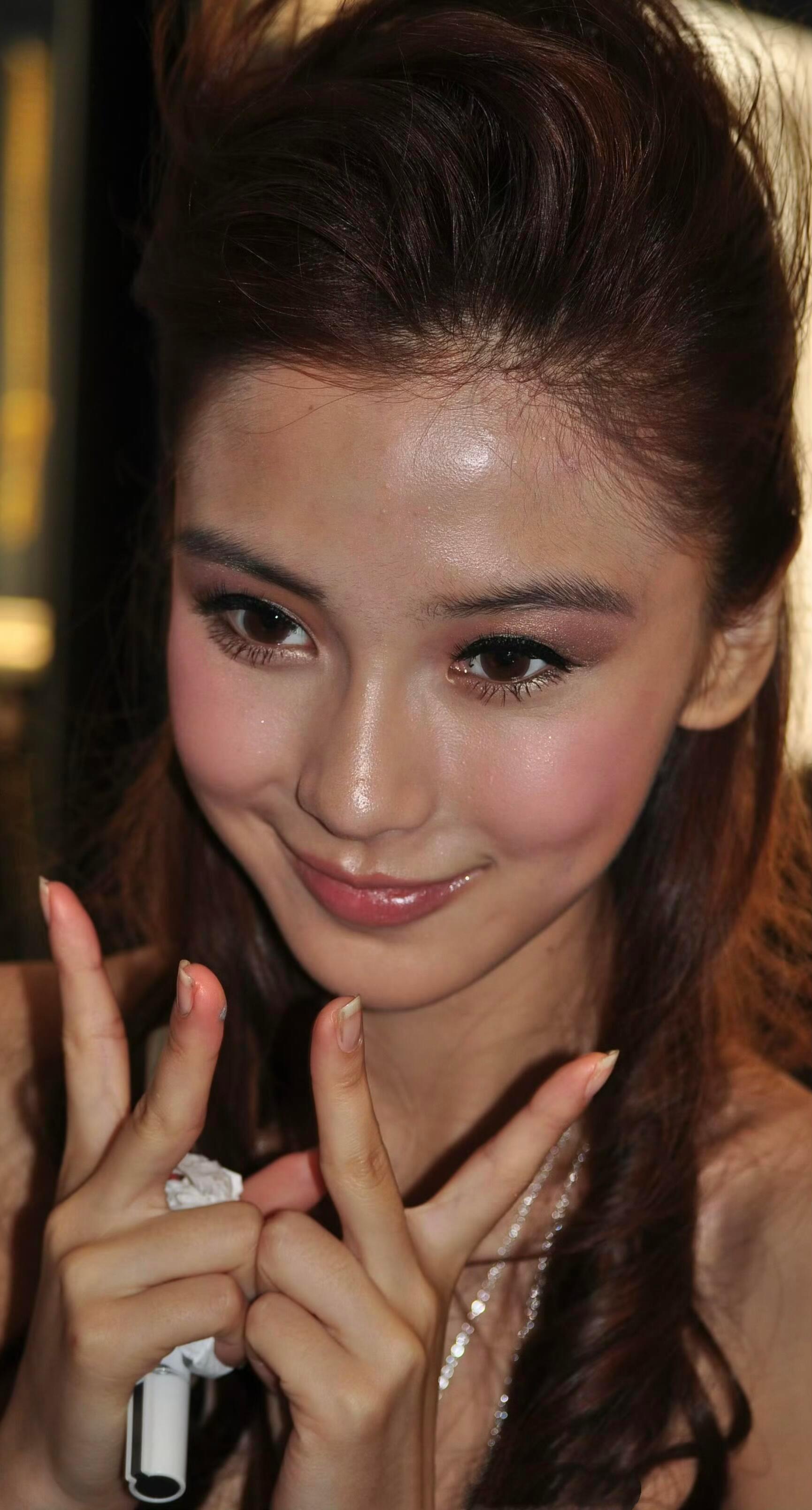 Angelababy早期生图内娱建模脸 骨相神颜 