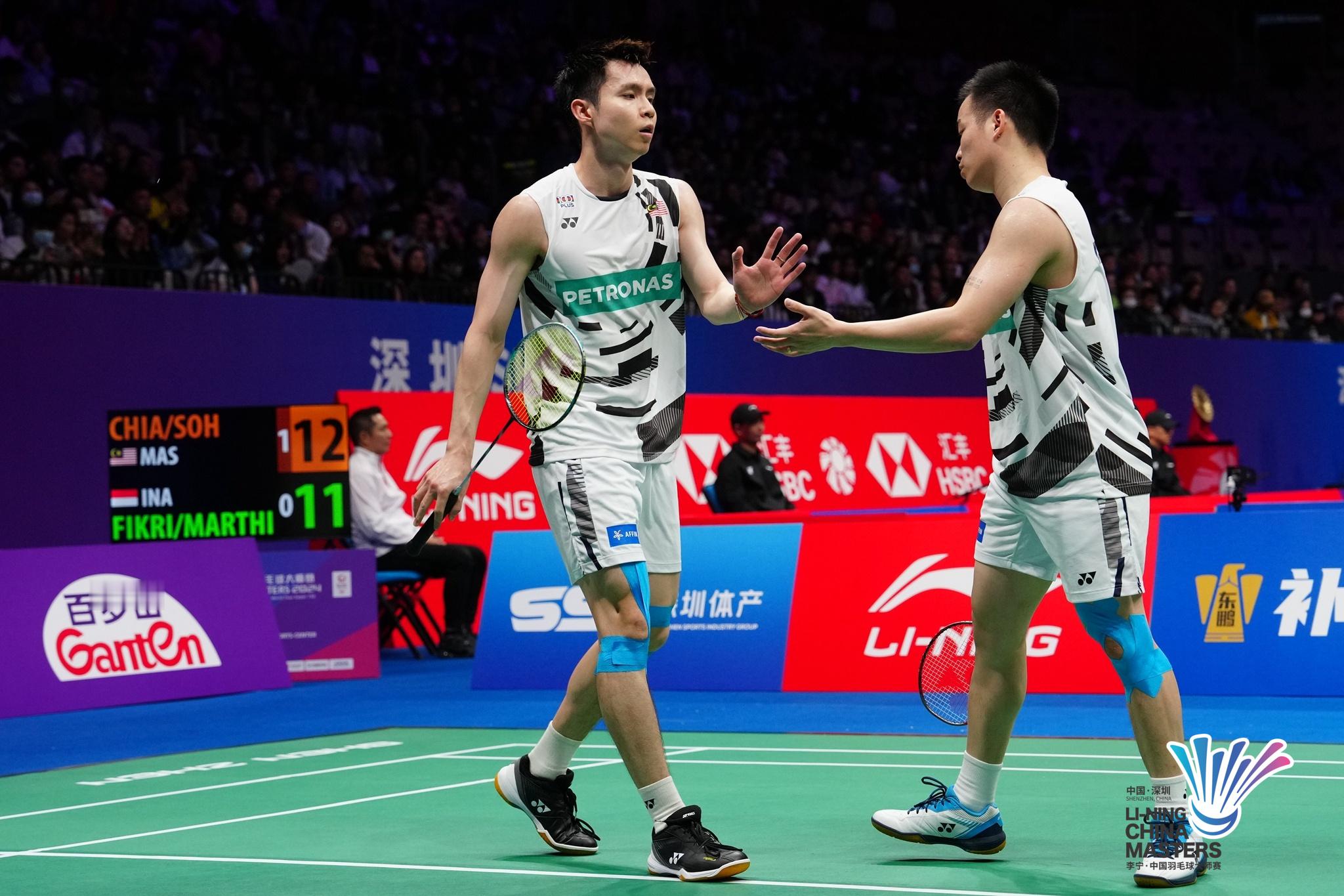谢定峰/苏伟译🇲🇾 21-17、21-13 🇹🇭德差波/吉丁努蓬2025