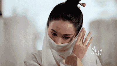 女明星掀开面纱动图一览 ​​​