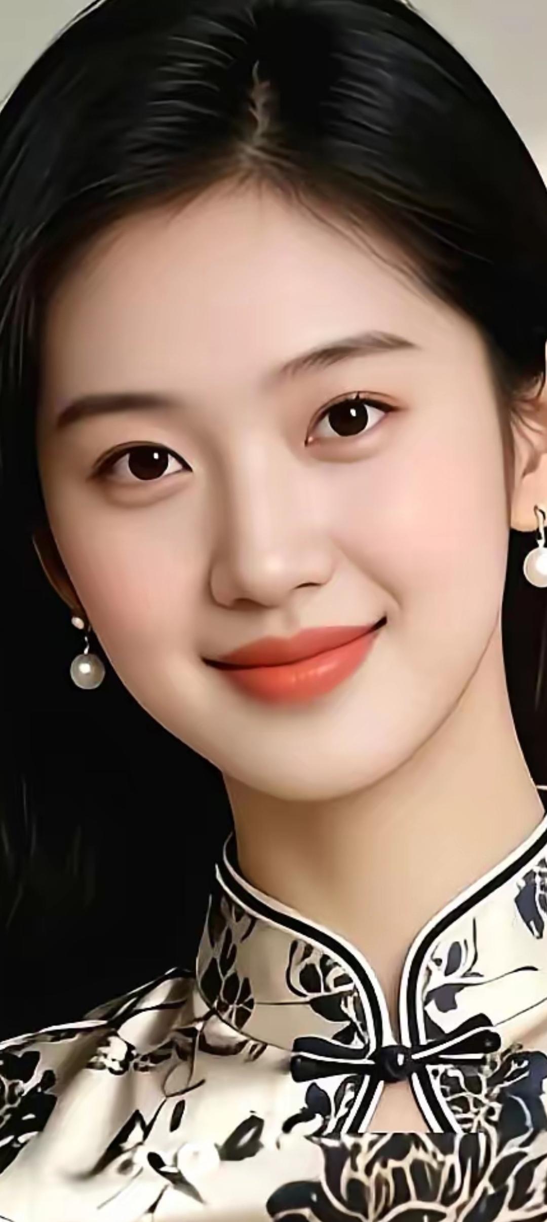 优雅气质，黑白旗袍，尽显东方韵味