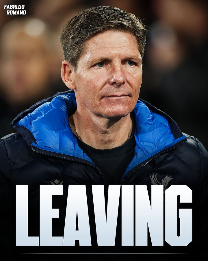 奥利弗·格拉斯纳确认他将于6月离开水晶宫，不会与俱乐部续约。“几个月前我就已经告