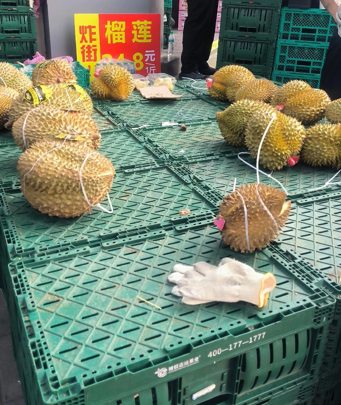 保定榴莲降价潮来了！天鹅路水果店人气挺旺
 
路过天鹅路一家新开的水果店，发现榴