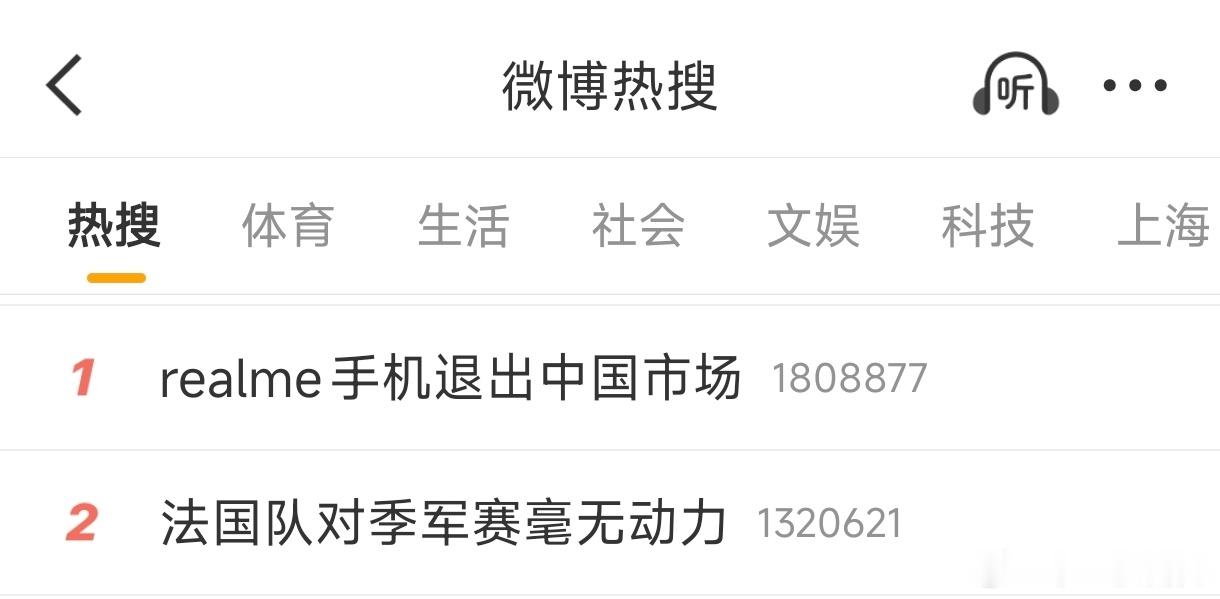 对于小品牌来说，真的走了才能上一次热一，也是很让人惋惜了realme手机退出中国