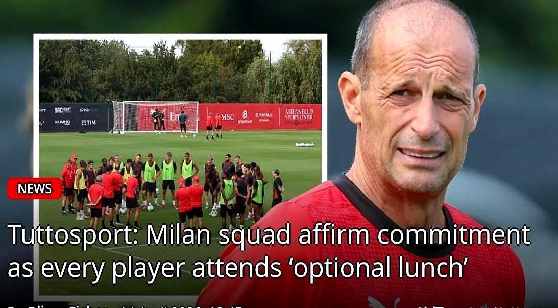 主场0比3输给乌迪内斯，阿莱格里这回坐不住了。
 

原定休息日被取消。周一阿莱