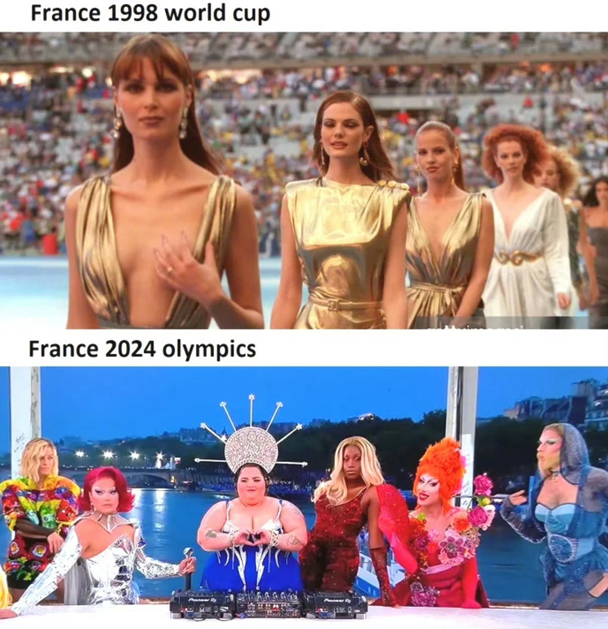 1998年法国世界杯和2024年法国奥运会。 ​​​