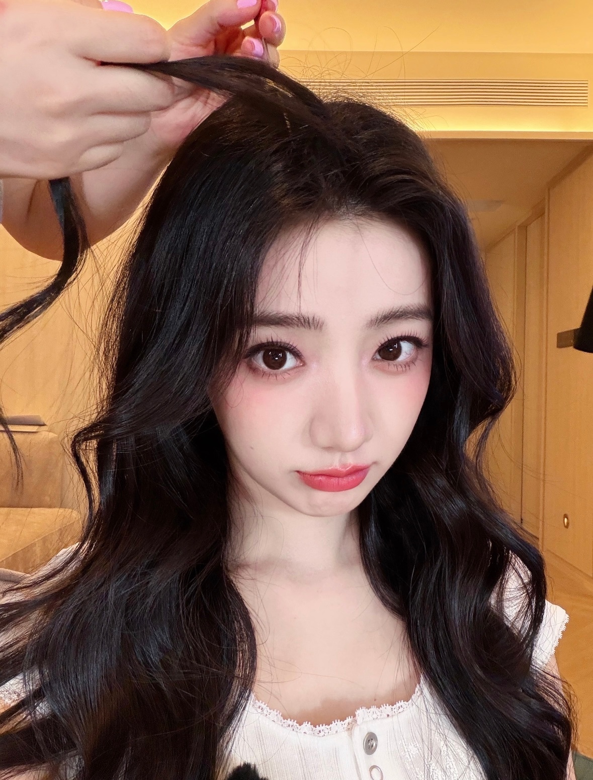 眼睛比葡萄还大的女孩🥺 
