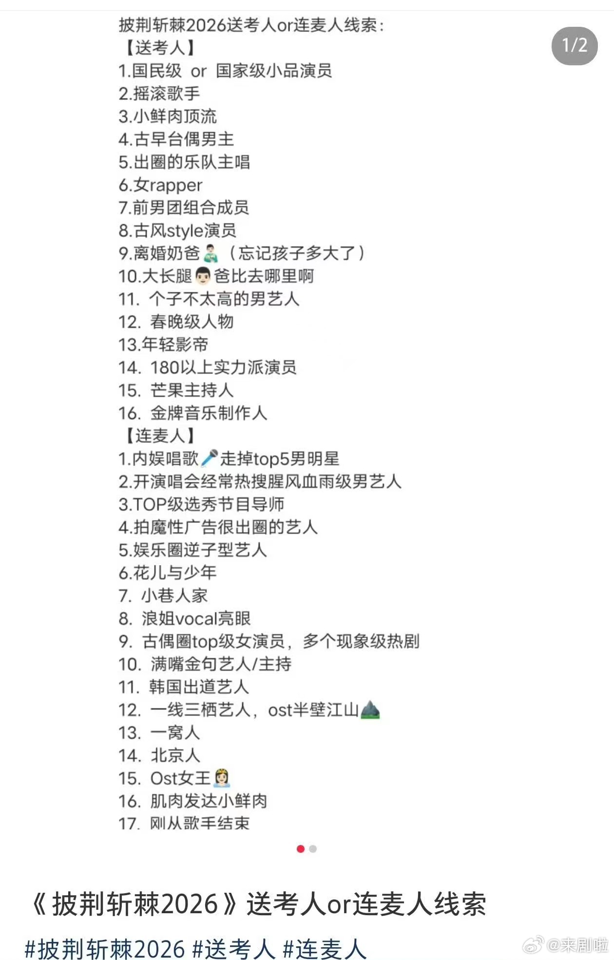 披哥送考人阵容披荆斩棘 离婚奶爸和女rapper都来了！古风美男也在名单里，披哥