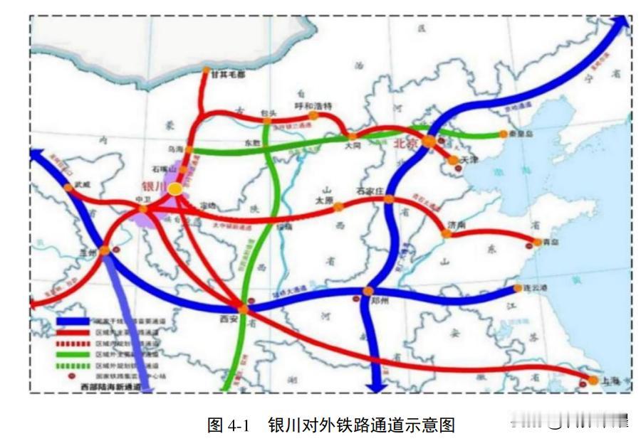 银太高铁（银绥段）、银川高铁东站、银新铁路提升改造（观光轨道交通）、银川绕城高速