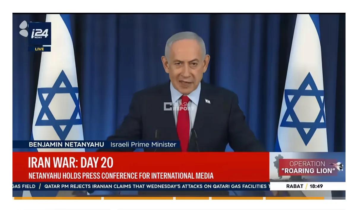 内塔尼亚胡宣布摧毁了伊朗在里海的整个舰队