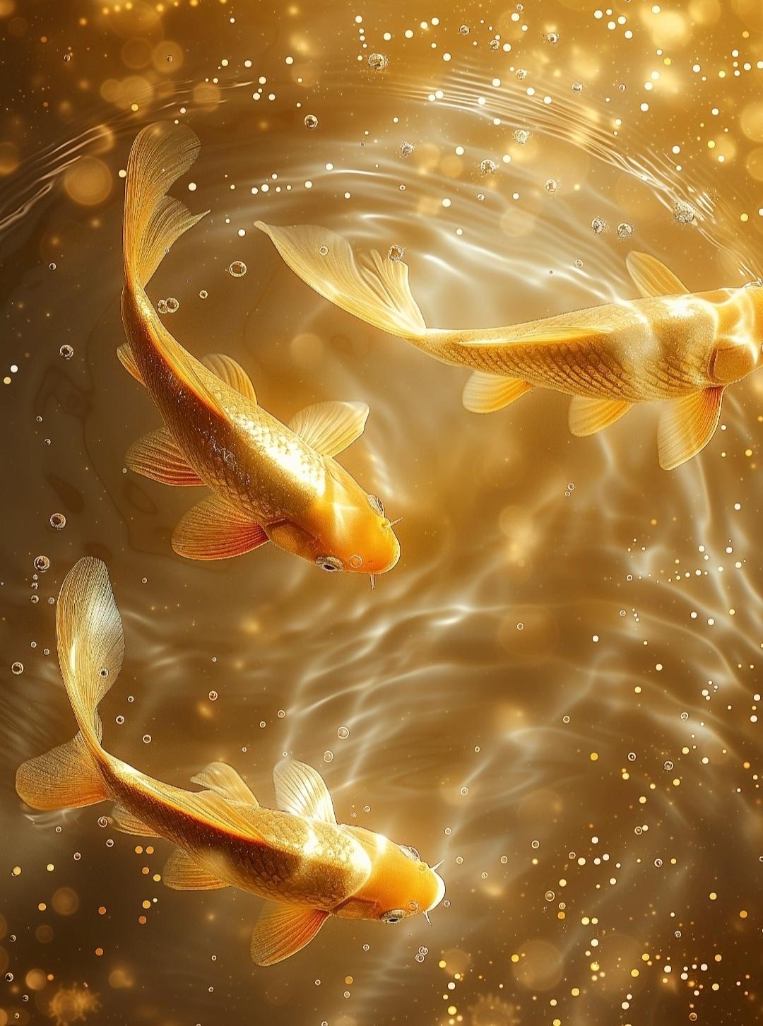 “  吉祥瑞 · 财运顺 ·喜临门... ”
传统文化 锦鲤 沐风书画  ​ ​