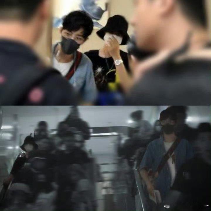 肖战王一博厕所一起躲 电梯分开下 装不熟