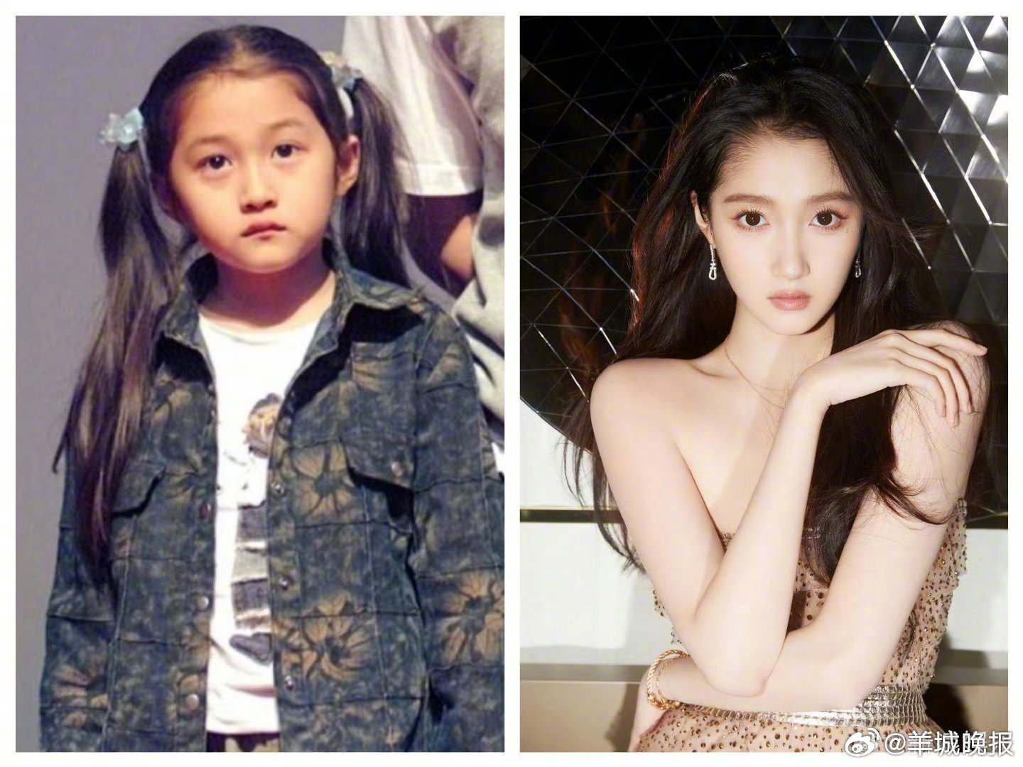 【不经意间，我们都长大了】看着这些明星的童年照和现在的同框，才惊觉时间真的是一场