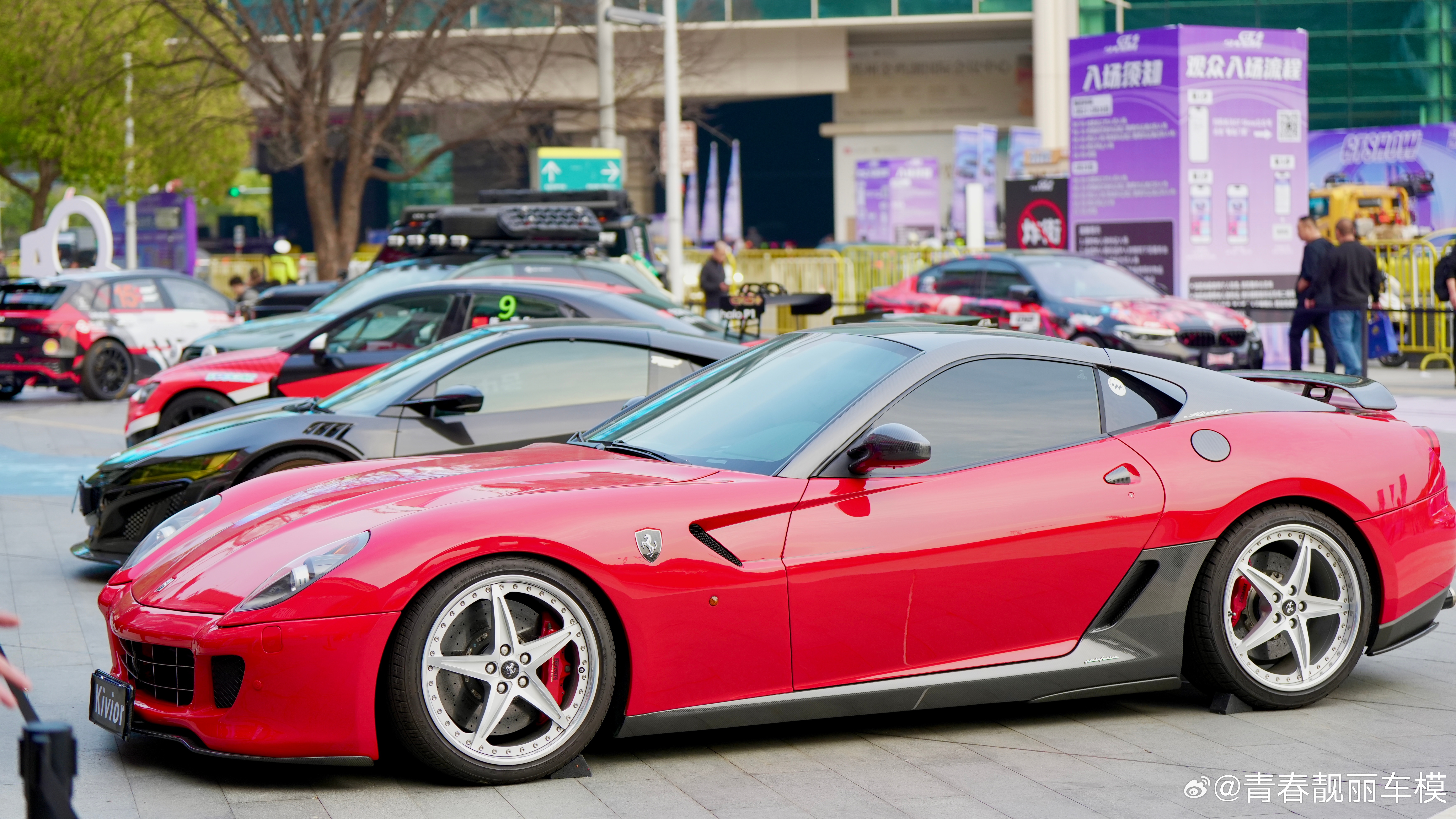 青春靓丽车模苏州gt show时尚街拍 苏州