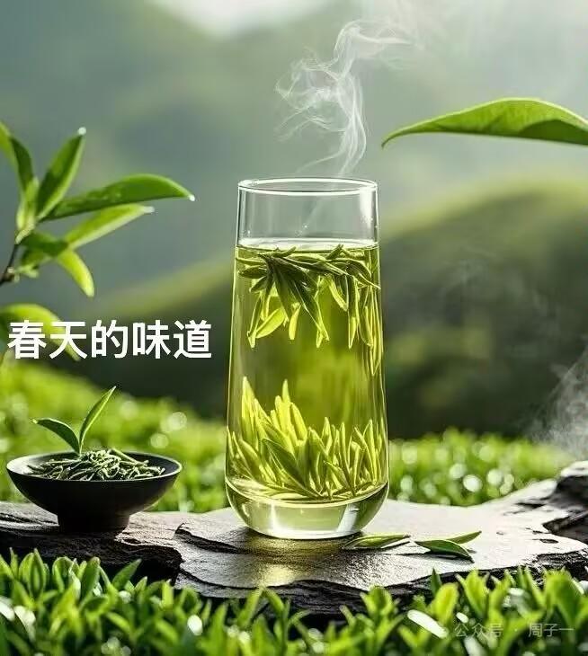 把春天泡进茶里

春风拂过山野，新茶抽芽吐翠，所有温柔的春意，都被悄悄揉进一盏茶