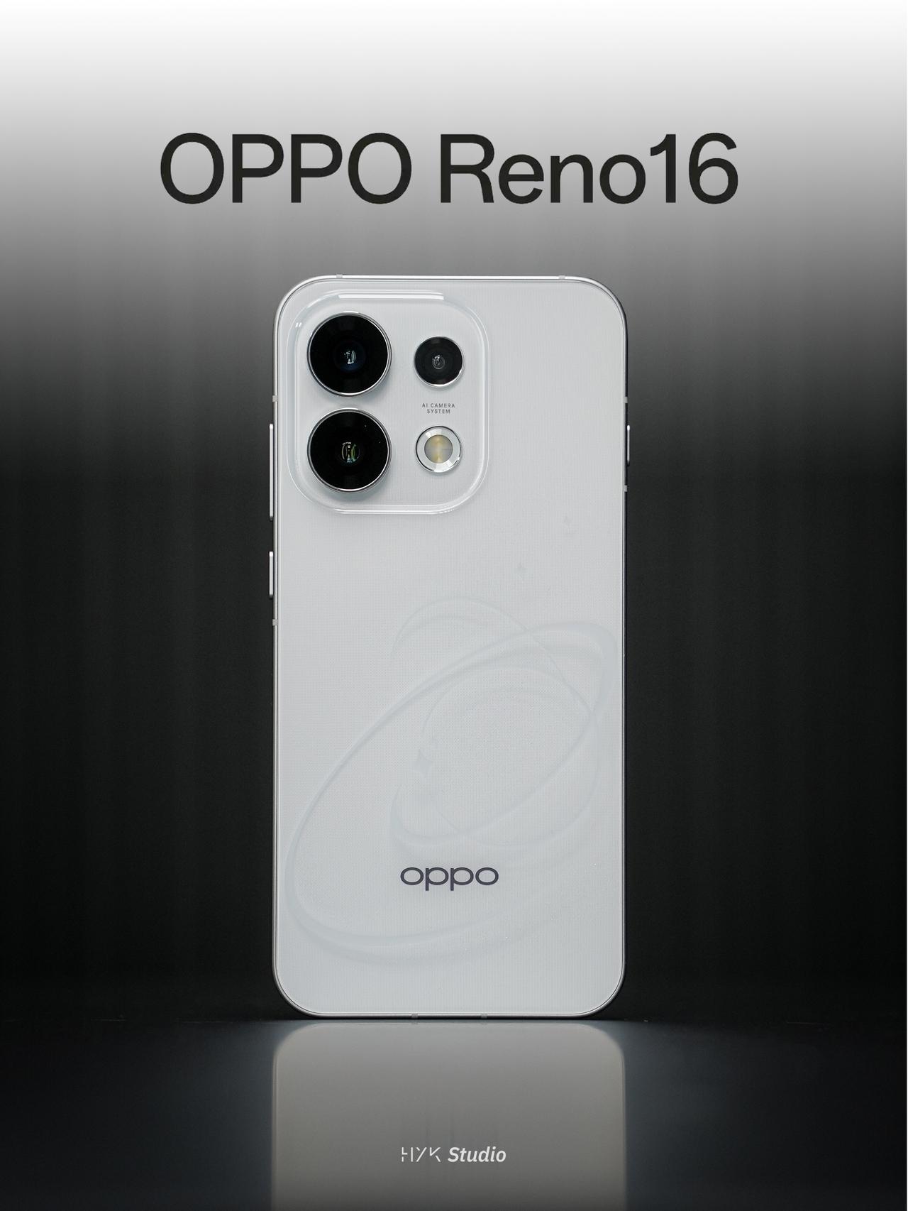 HYK图赏｜OPPO Reno16

「怦然心动」，背板采用的是3D冰透悬浮工艺