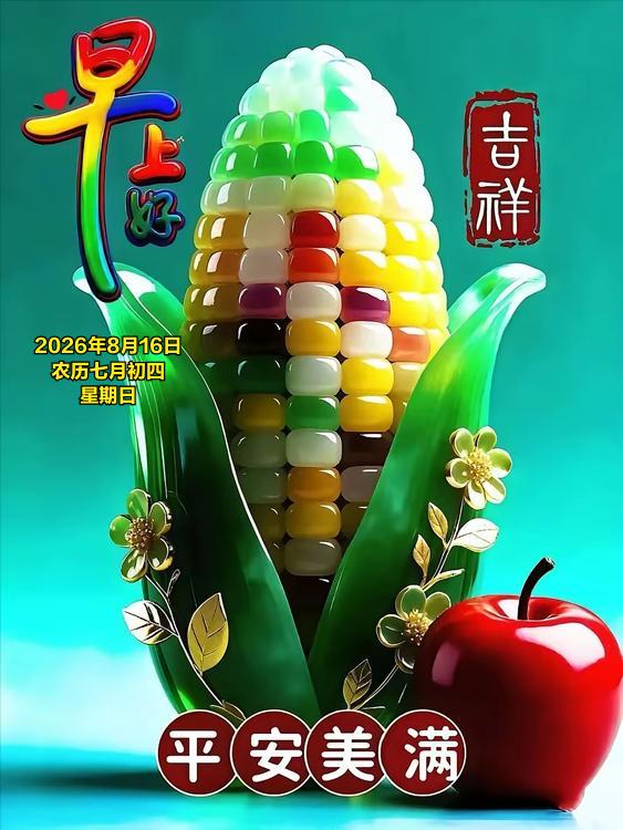 2026年8月16日 农历七月初四 星期日
 
农历七月初四，孟秋时节暑气未完全
