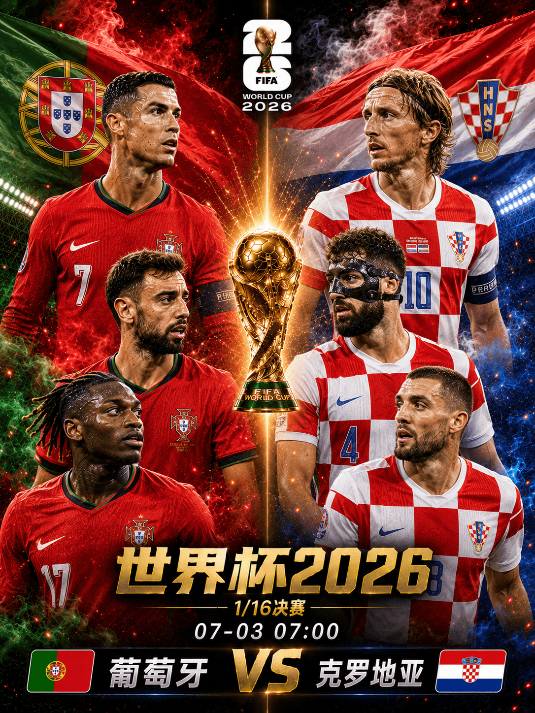 【诸神黄昏的终极一舞！C罗 vs 莫德里奇，今夜谁留谁走？】2026美加墨世界杯