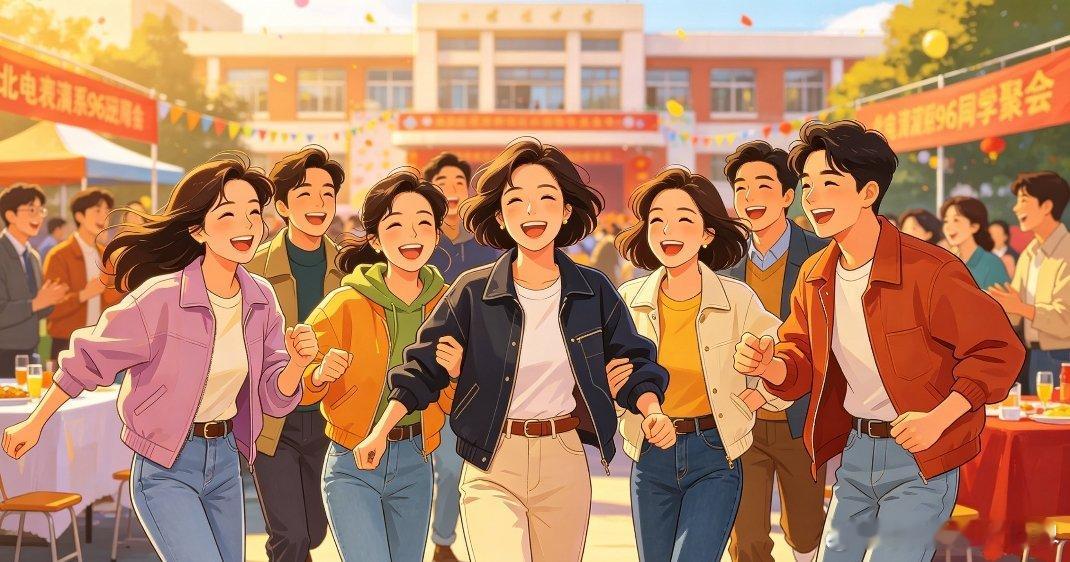 陈坤晒北电表演系96班30年合照一晃三十年，依旧是意气风发的少年模样，难得又珍贵