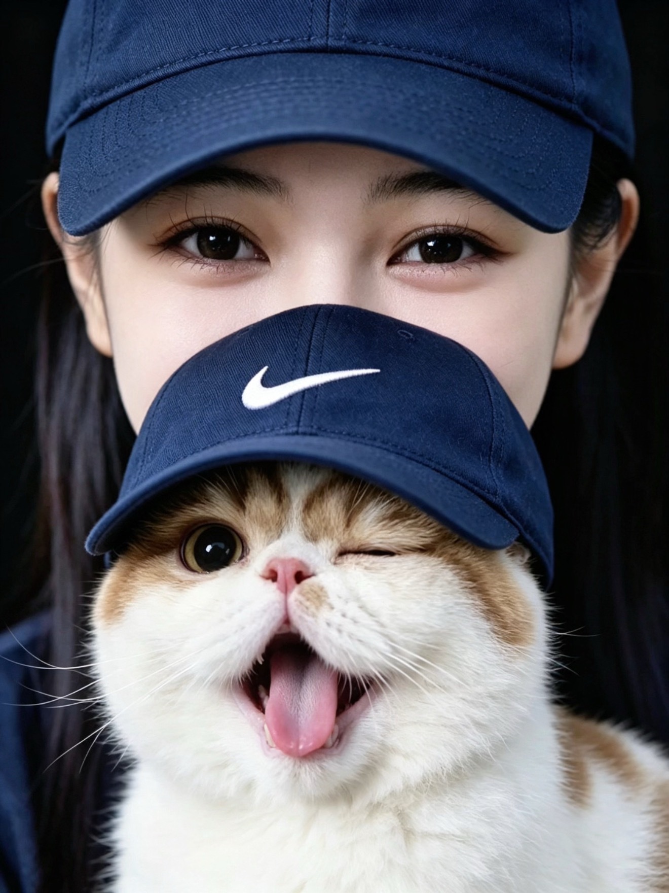 AI了一张我和我以前养的猫猫照片想它！它去喵星了 