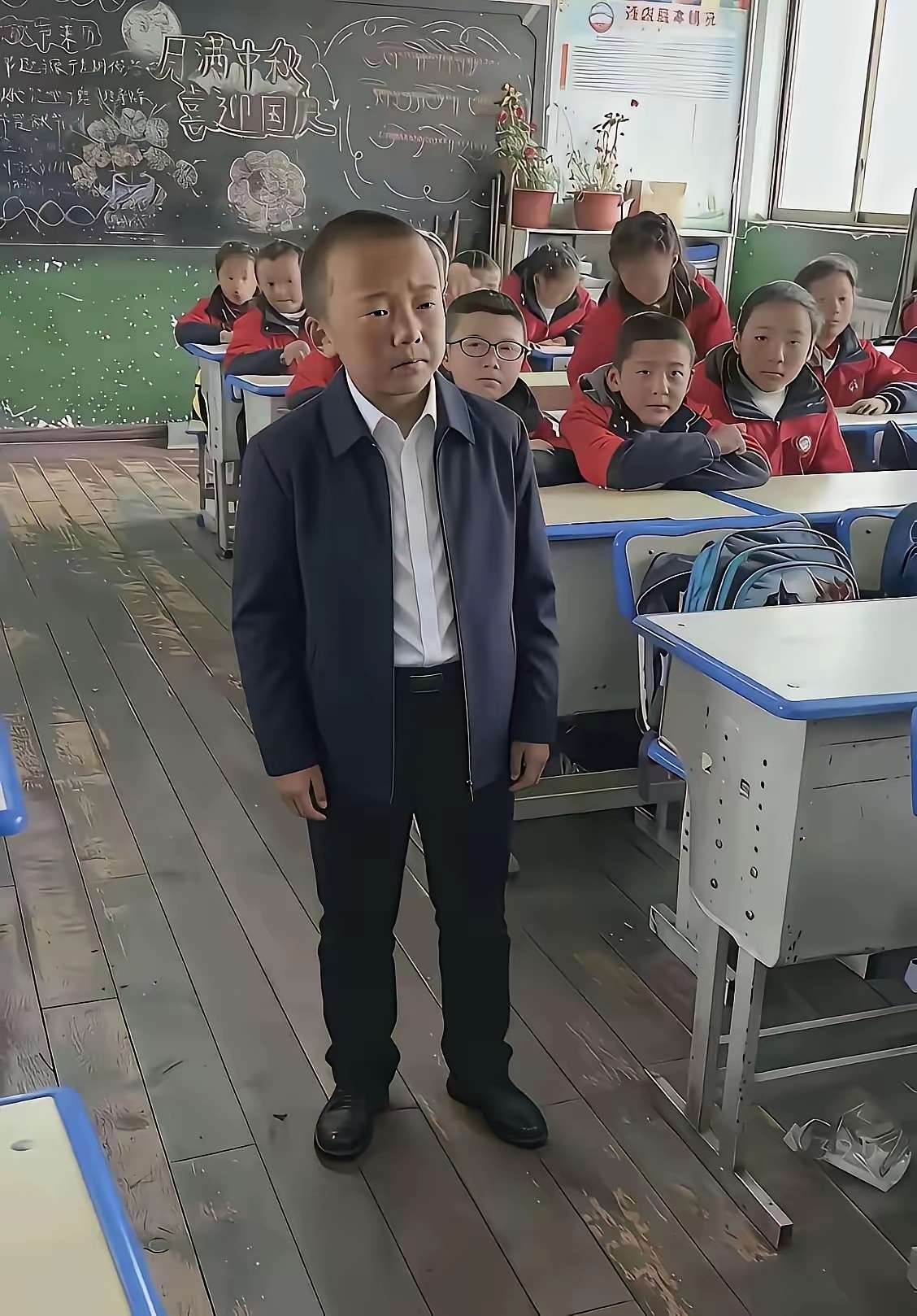 就这气质，校长见了都得递支烟吧 