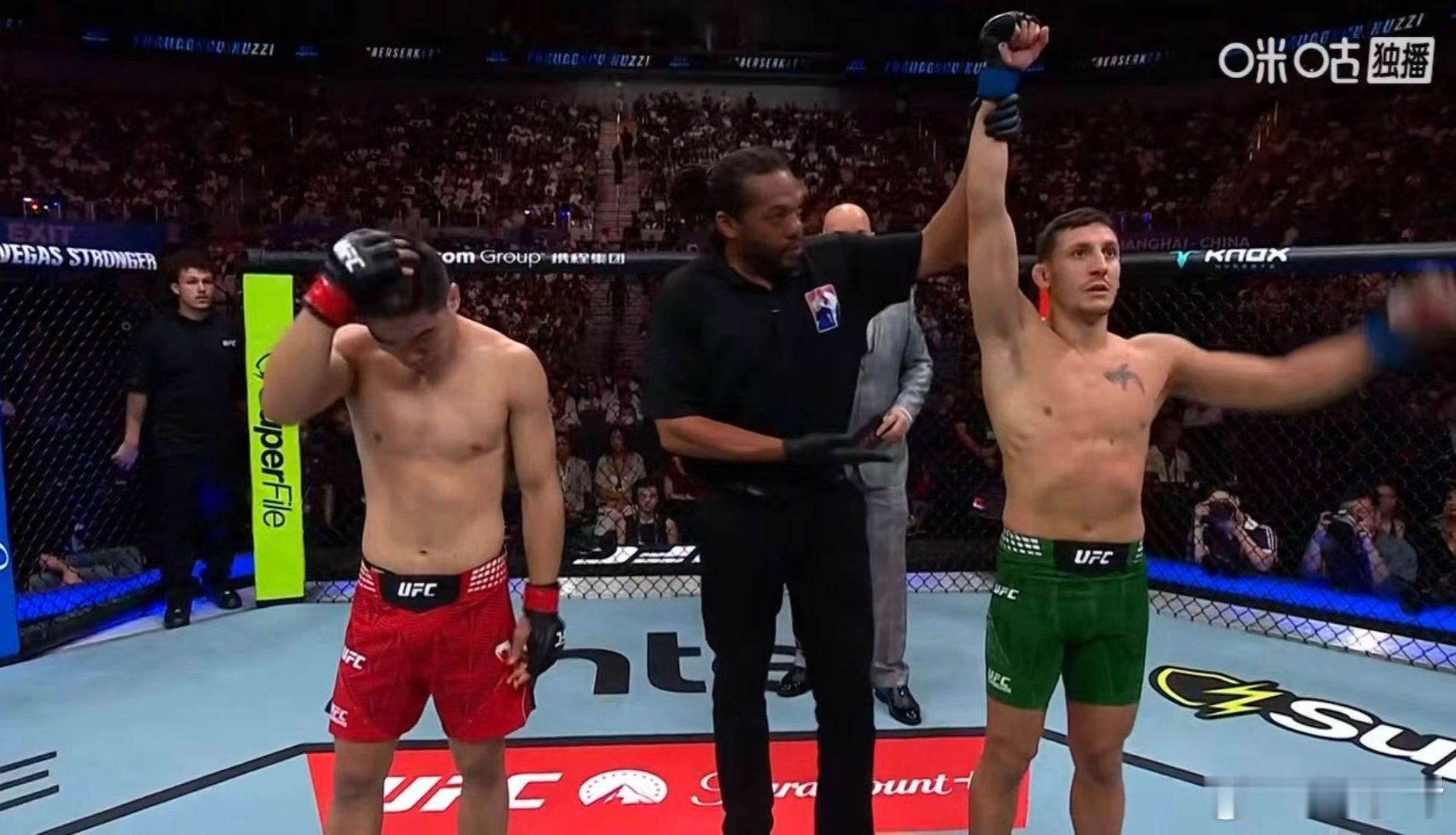UFC[超话] 肖龙首回合1分钟被对手TKO，目前复赛的三位中国选手全败！UFC
