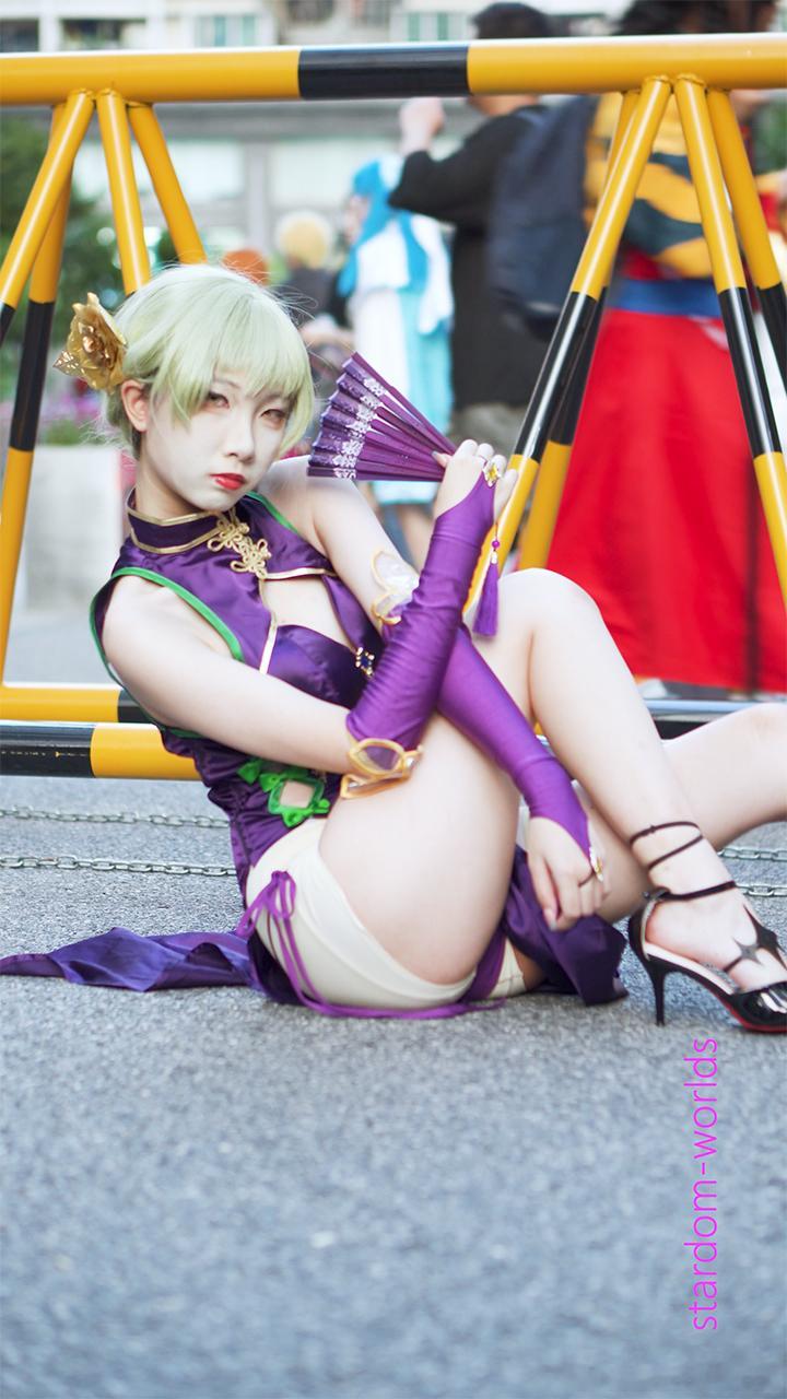 CICF2025 CC紫色旗袍 cos 反叛的鲁路修 广州漫展 