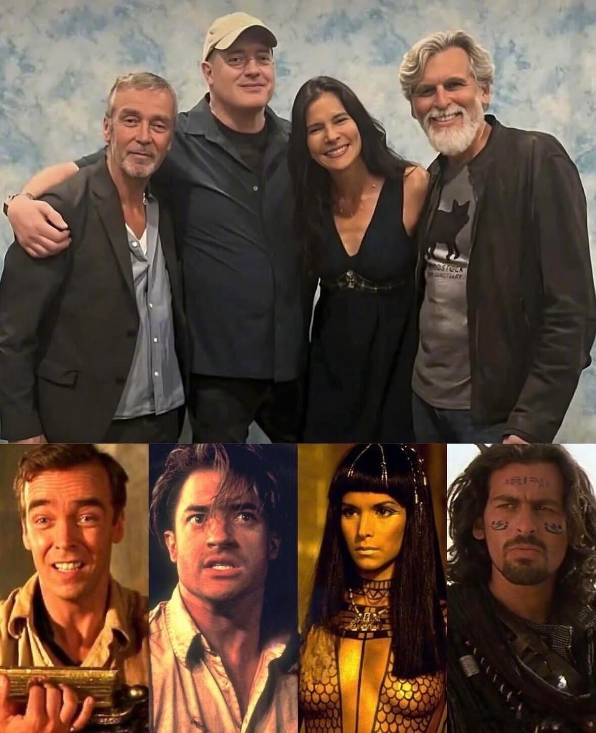 木乃伊剧组27年后重聚！🎬重温《木乃伊》还是被爽到飞起🔥估计好多人都是在央6