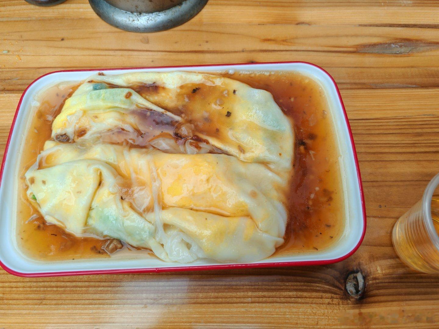 双蛋肠，7元。你们吃了啥？ 