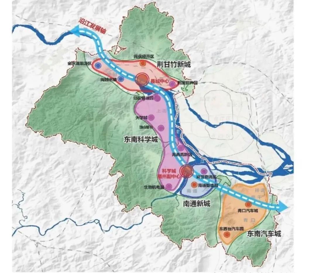 【再添重锤！闽侯全域纳入福州中心城区】
闽侯要变天了！近日，据福州市发布的中心城