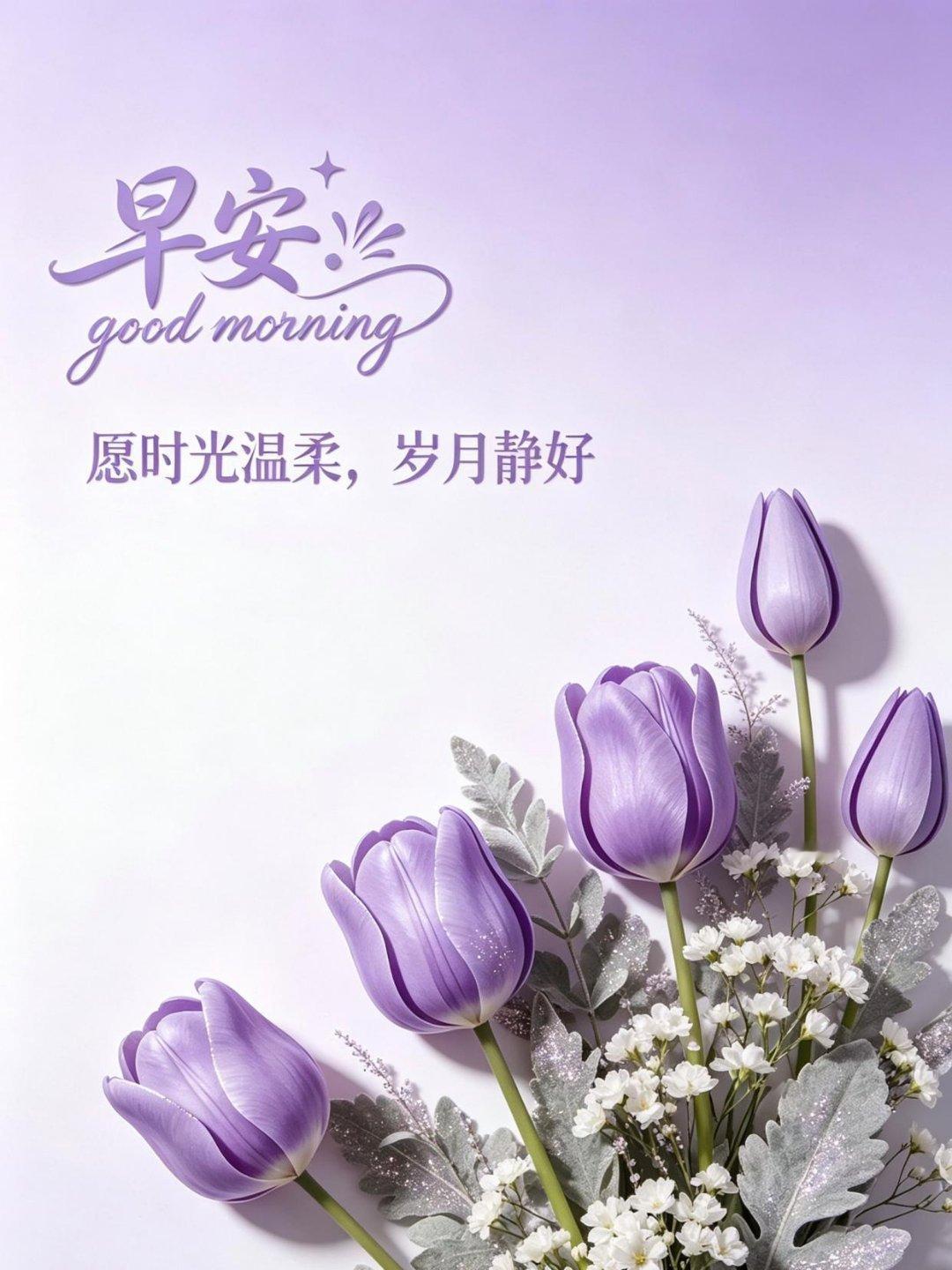 早安[超话] 新的一天，新的开端，心怀温暖，眼中有光，日子蒸蒸日上。早安 ​​​