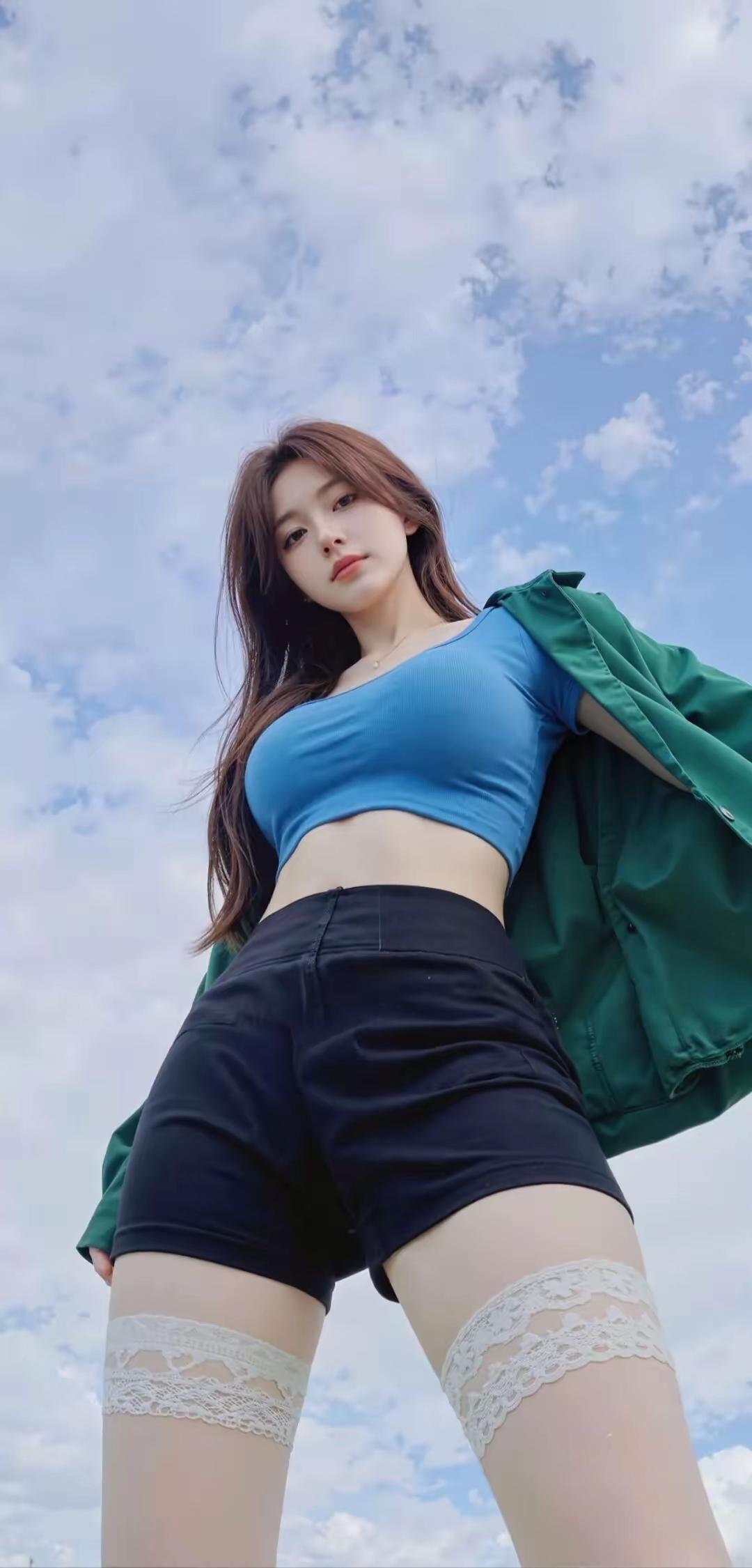 夏日清新穿搭，蓝绿撞色，甜美蕾丝，元气满满！🌞👗💃年年顺顺利利，求下联 薄