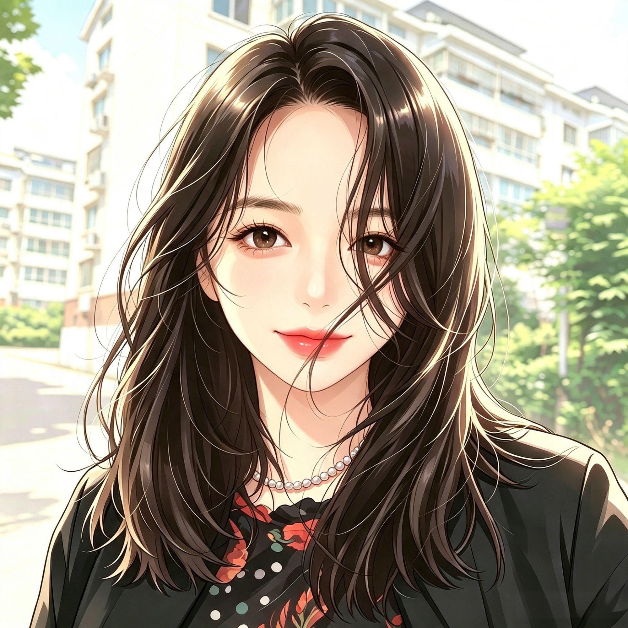 今天的妆造，表面看，我其实蛮严肃的。