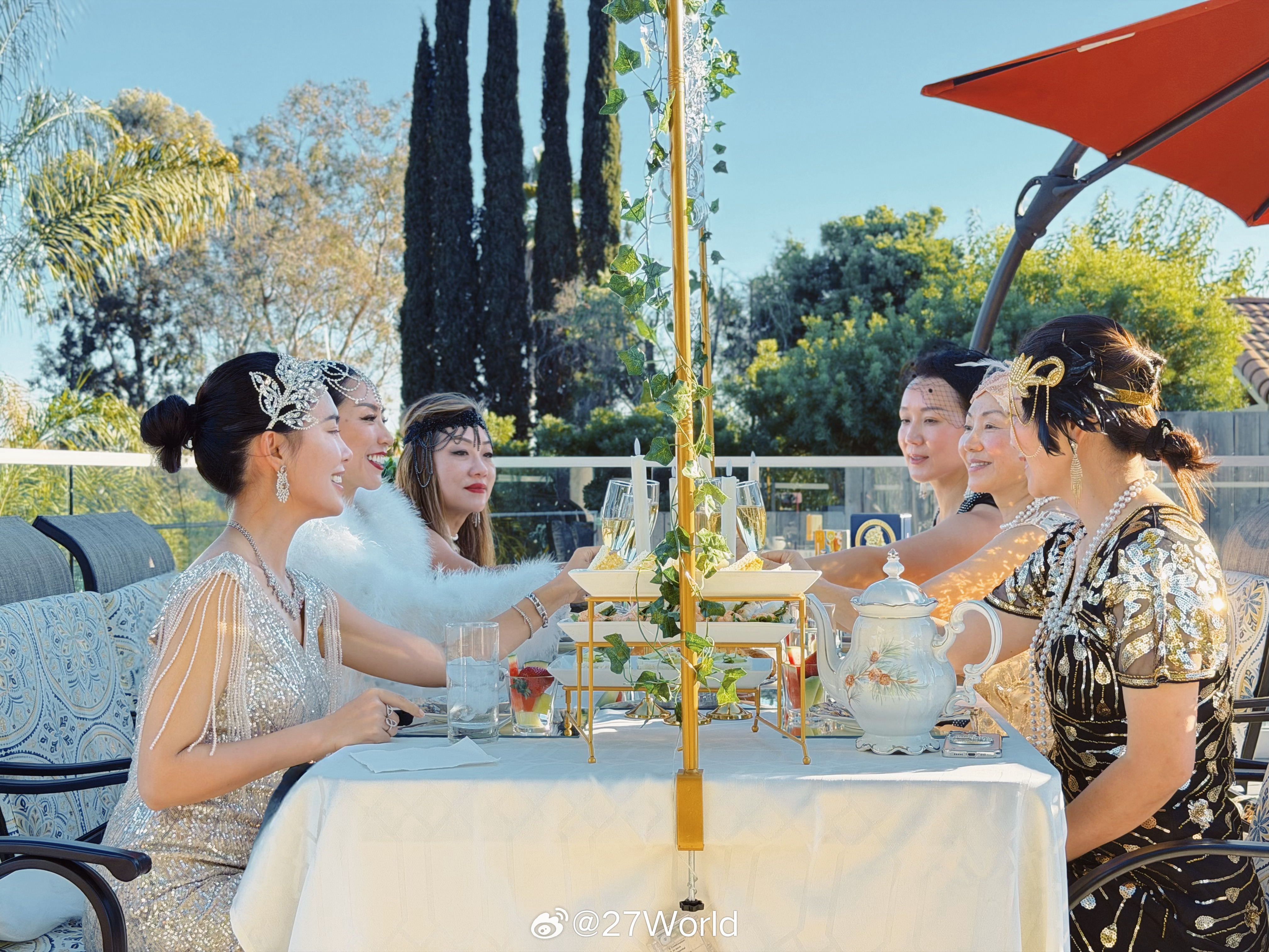 生日爬梯之High Tea 🍵 Party主题是：Cream & Sequen