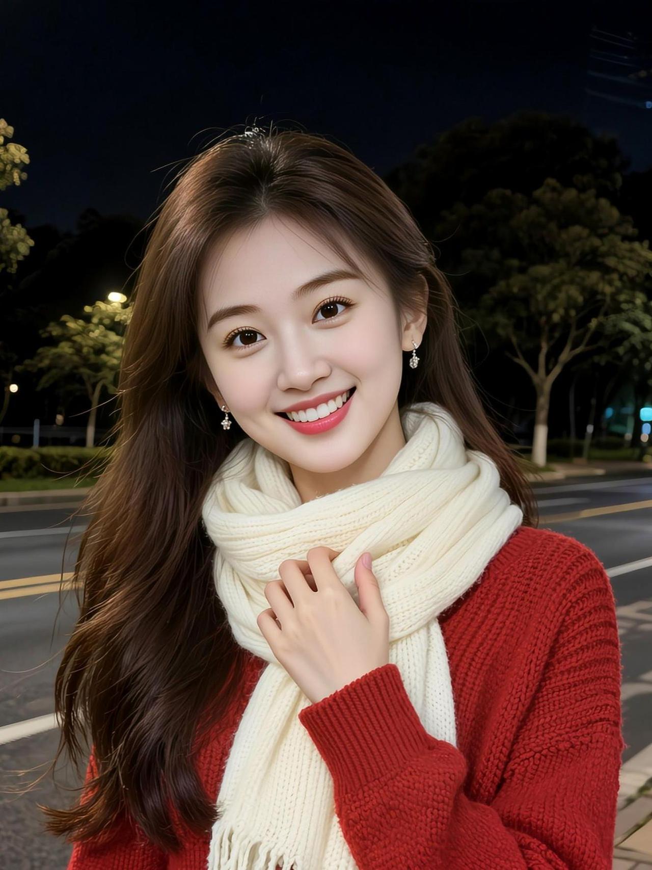 AI夜风情写真 抖音ai创作 颜值