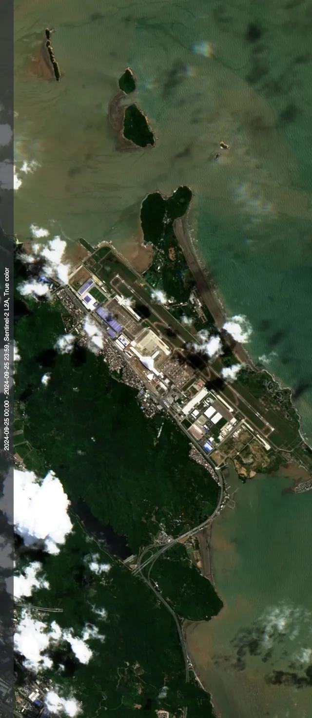 珠海市金湾机场最新卫星图（9.25）