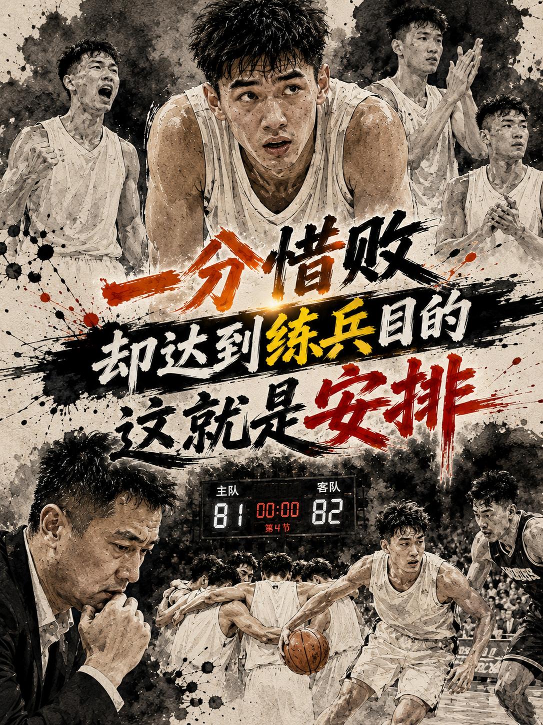 郭士强赛后直言，这两场热身赛本就以练兵考察年轻球员为目的。即便81:82一分惜败