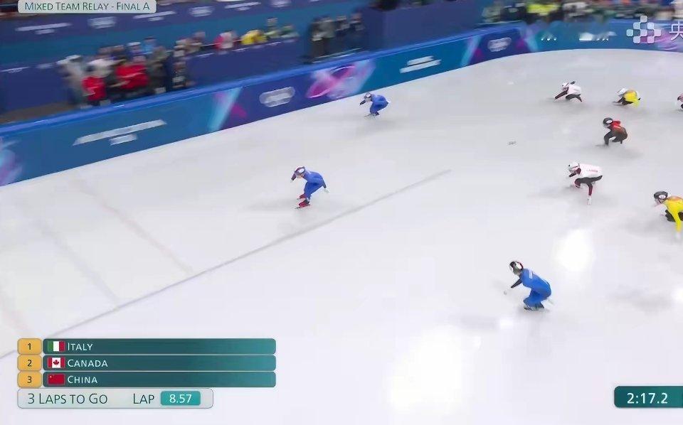 中国短道混接无缘奖牌真的太可惜了！一路冲进决赛，领先过、拼搏过，最后遗憾落至第四