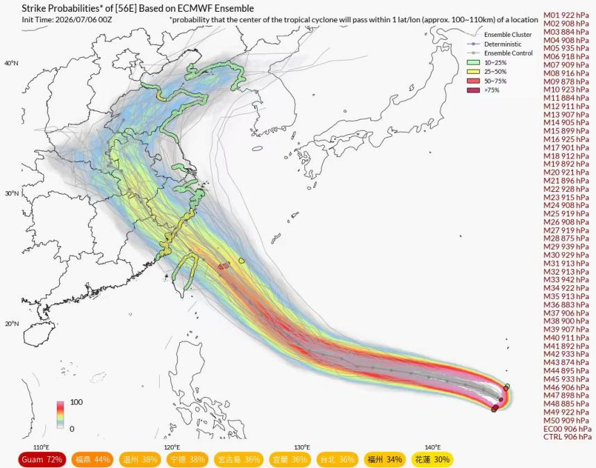 从巴威科普台风预报难在哪 2026年第9号超强台风“巴威”来袭，多家数值模式对其