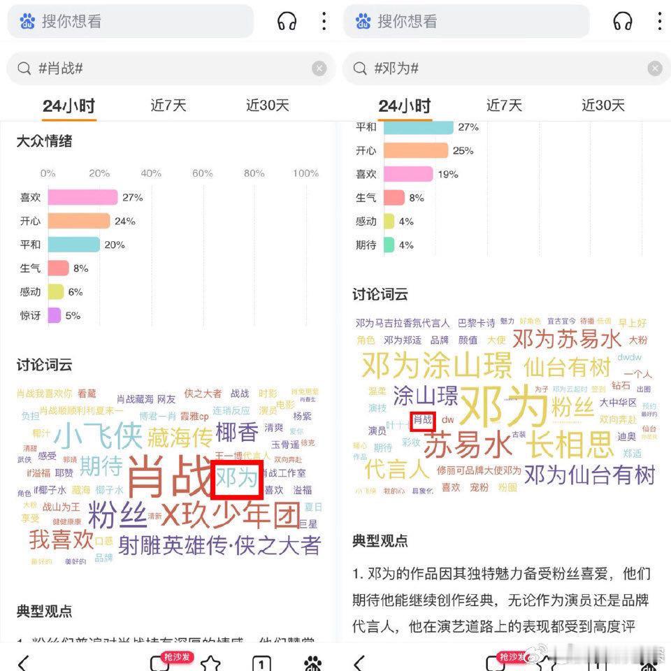 【tg】肖战和邓为两家交流都交流进双方词云了[吃惊][吃惊]有点厉害了#邓为##